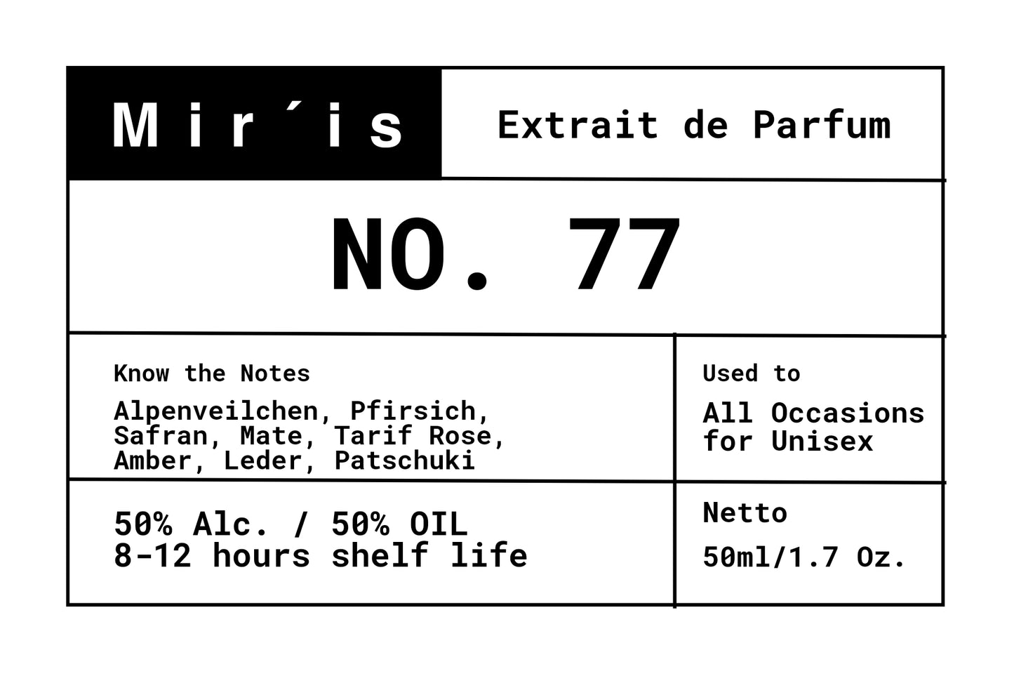 MIR'IS NO.77