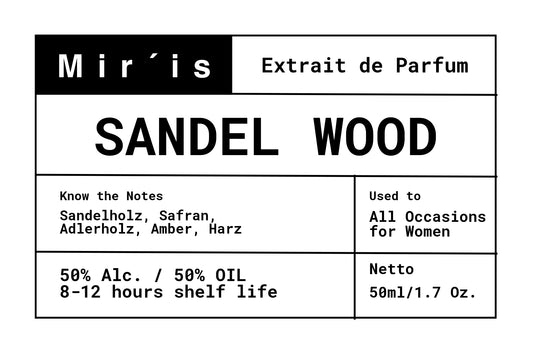 MIR'IS SANDEL WOOD